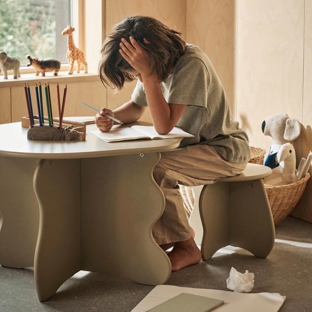 FERM LIVING Slope Stool, Cashmere - Image 2