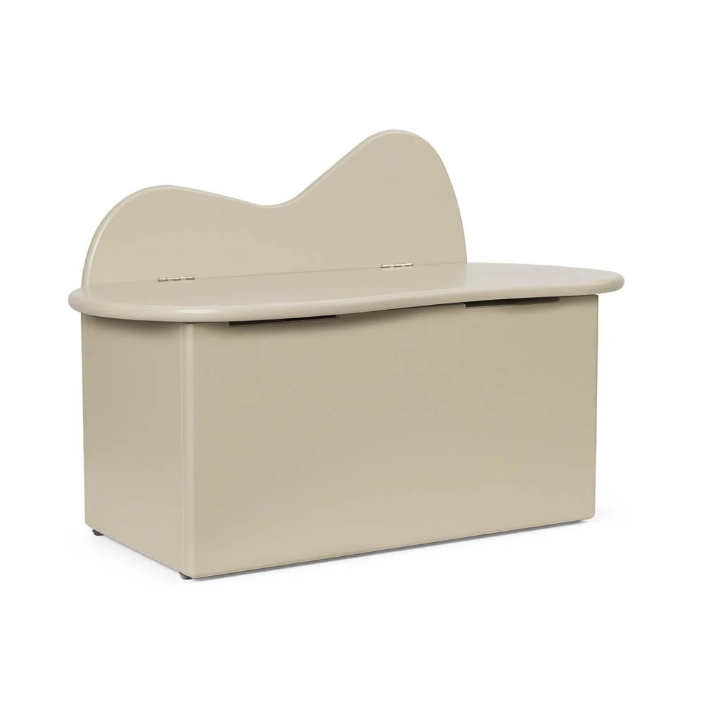 FERM LIVING Slope Storage Bench, Cashmere - Image 4