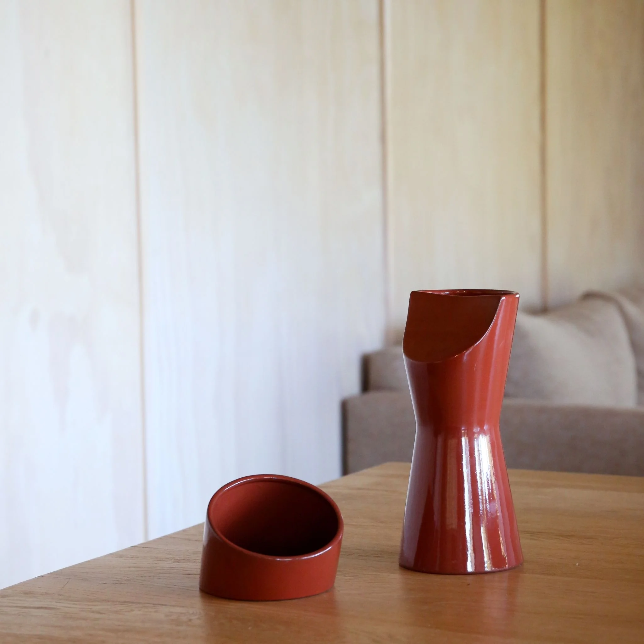FERM LIVING Sola Salt Pig H10cm, Terracotta - Image 5