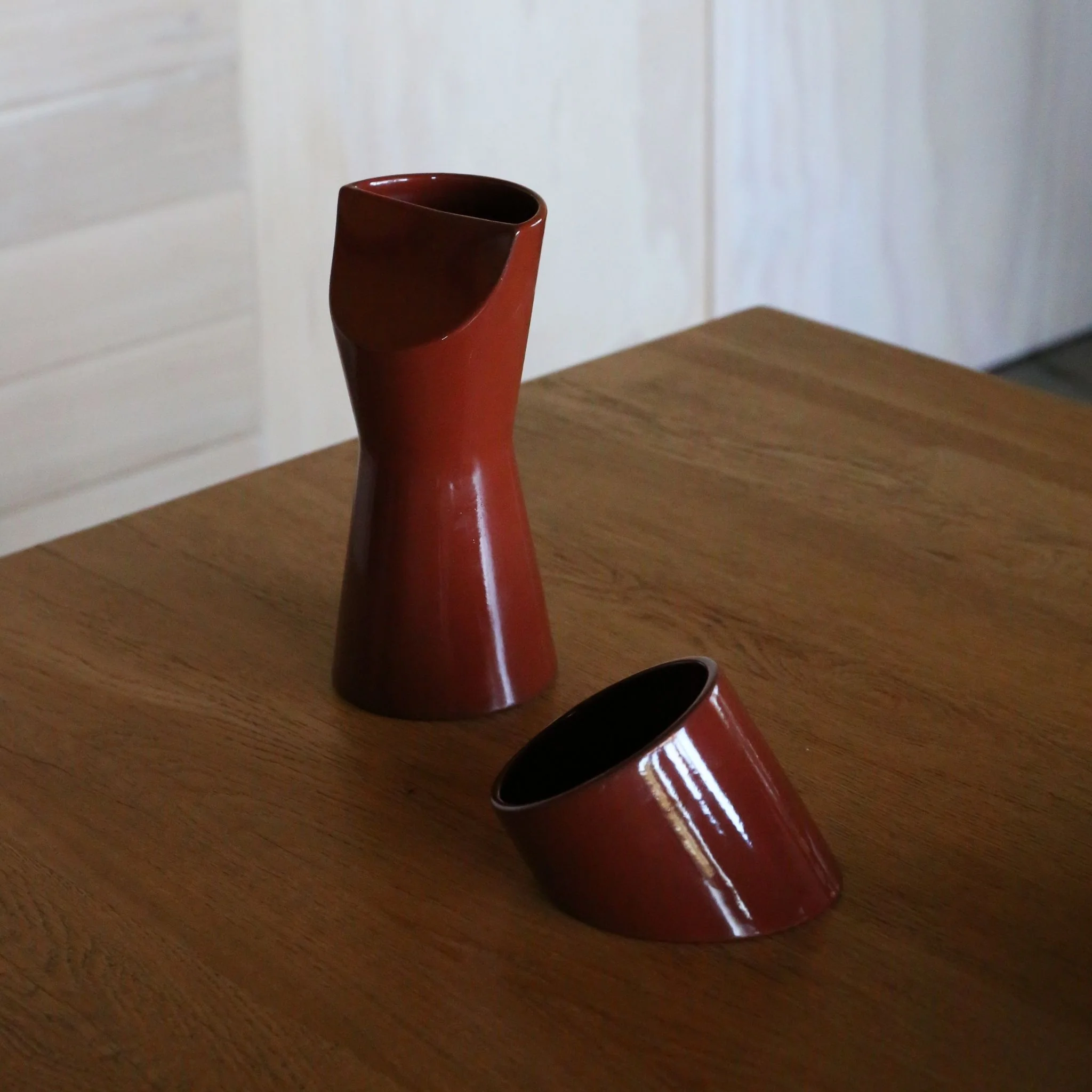 FERM LIVING Sola Salt Pig H10cm, Terracotta - Image 7