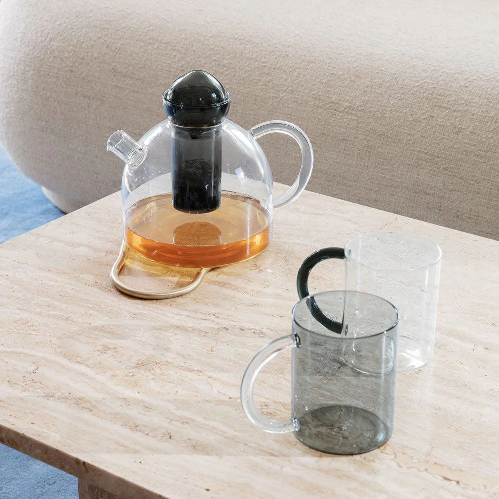 FERM LIVING Still Mug, Clear (Set of 2) - Image 5