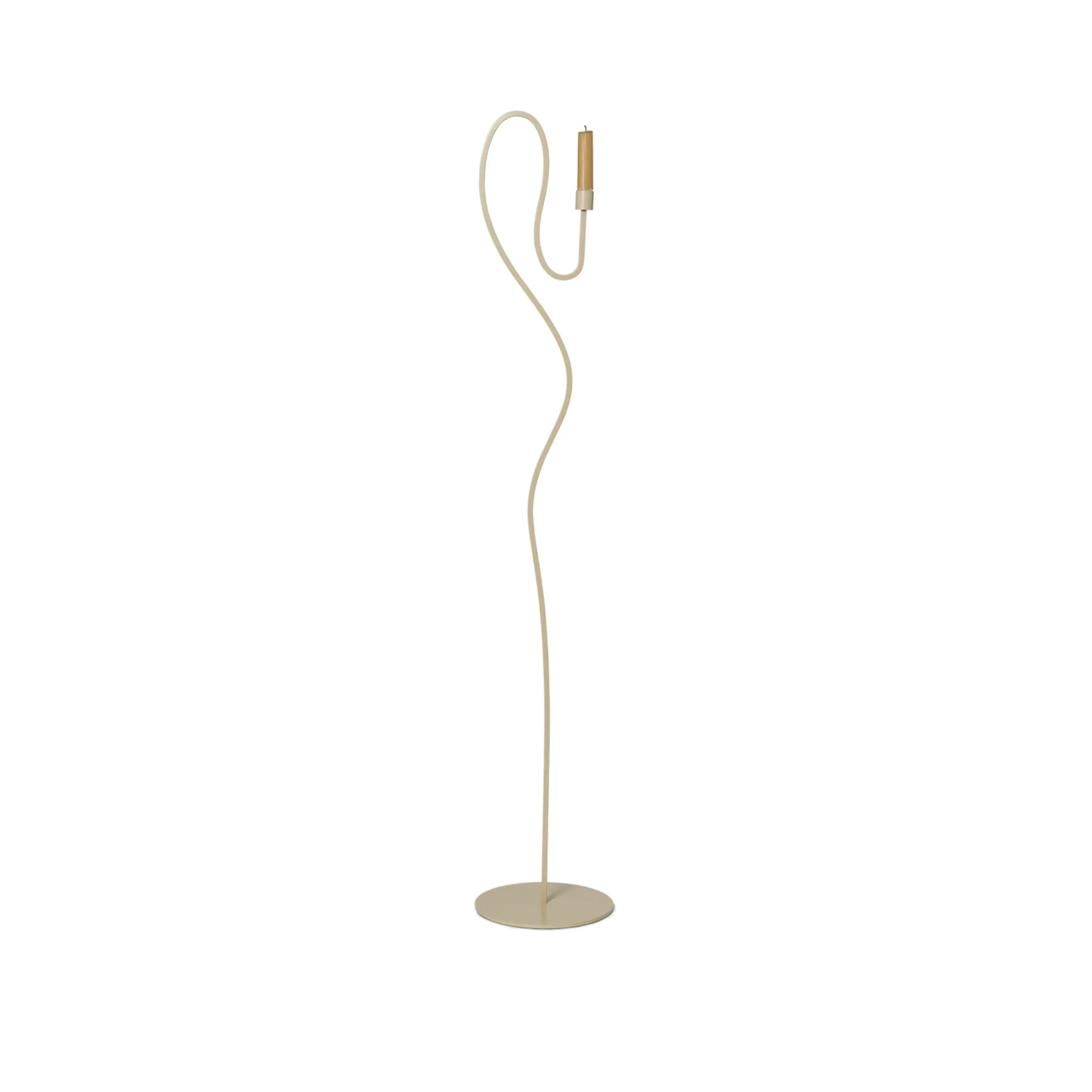 FERM LIVING Valse Floor Candle Holder, Cashmere - Image 3