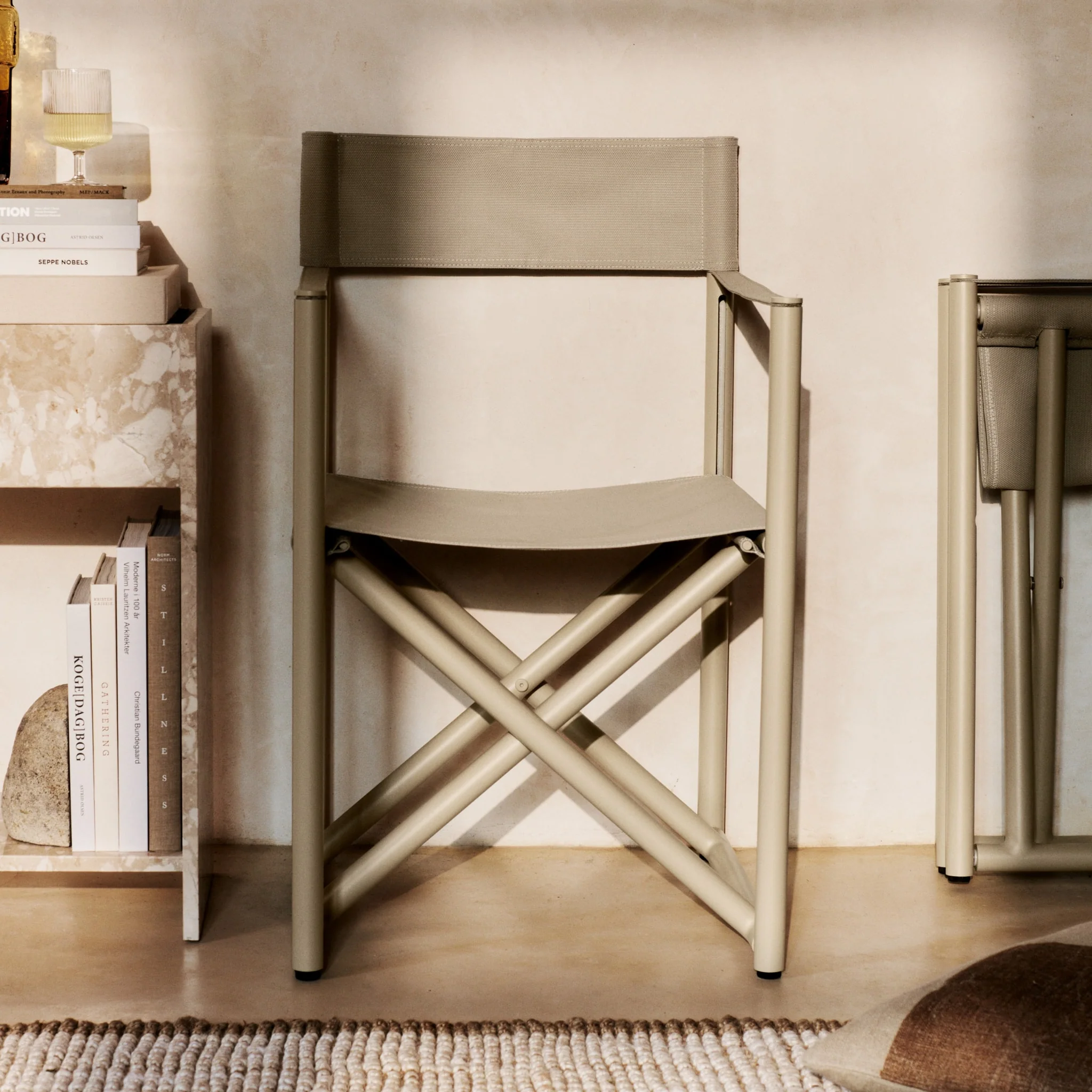 FERM LIVING Voya Folding Chair, Cashmere - Image 2