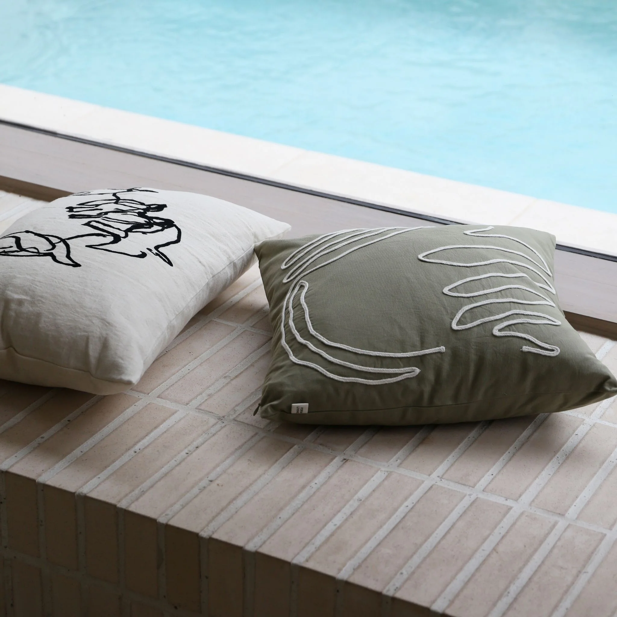 FERM LIVING Vuelo Cushion, Natural - Image 4