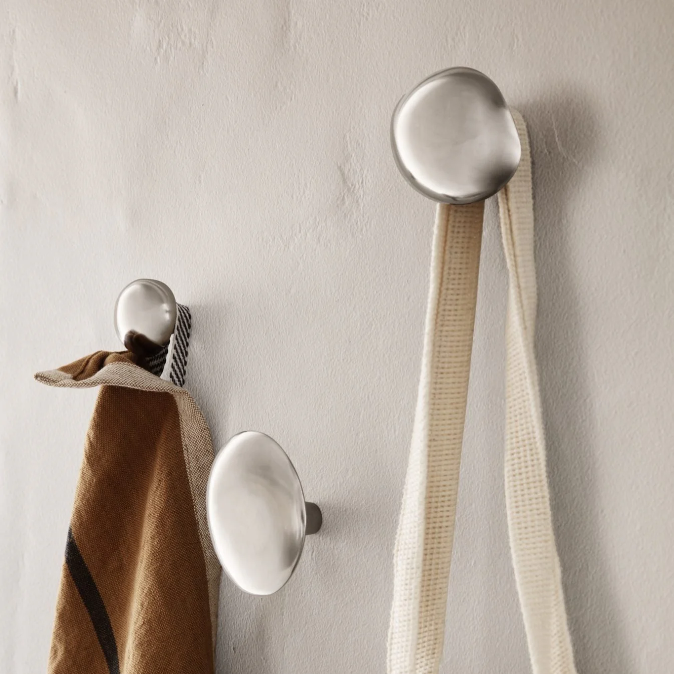 FERM LIVING x Helena Rohner Chanterelle Wall Hook/Knob, Stainless Steel - Image 3