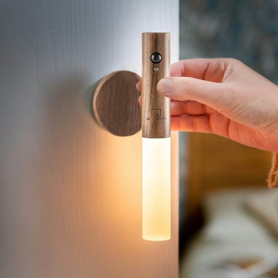 GINGKO Smart Baton Motion Sensor Light, Natural Walnut - Image 8