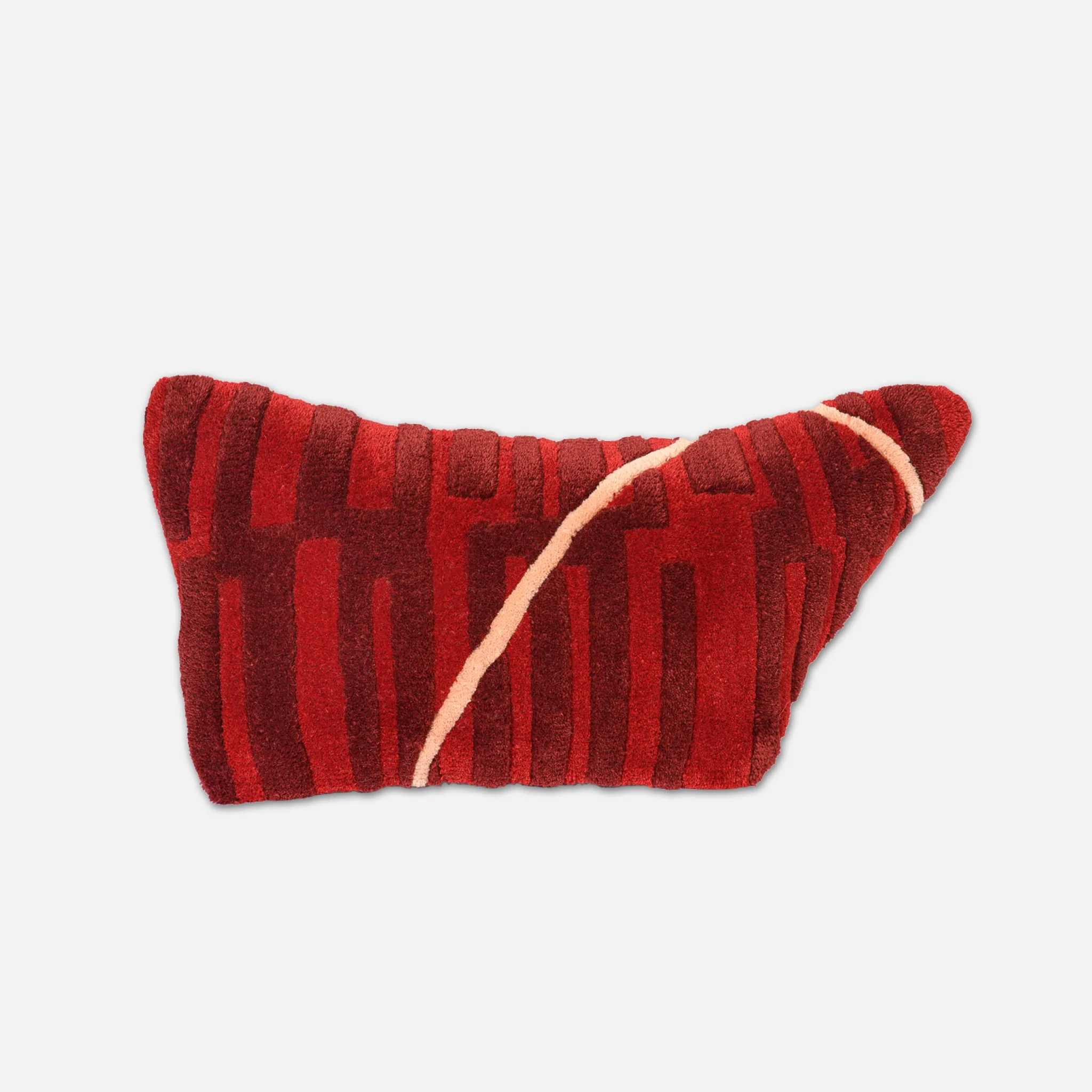 HAUS ÜGER Maya Cushion, 35x60cm, Red - Image 2