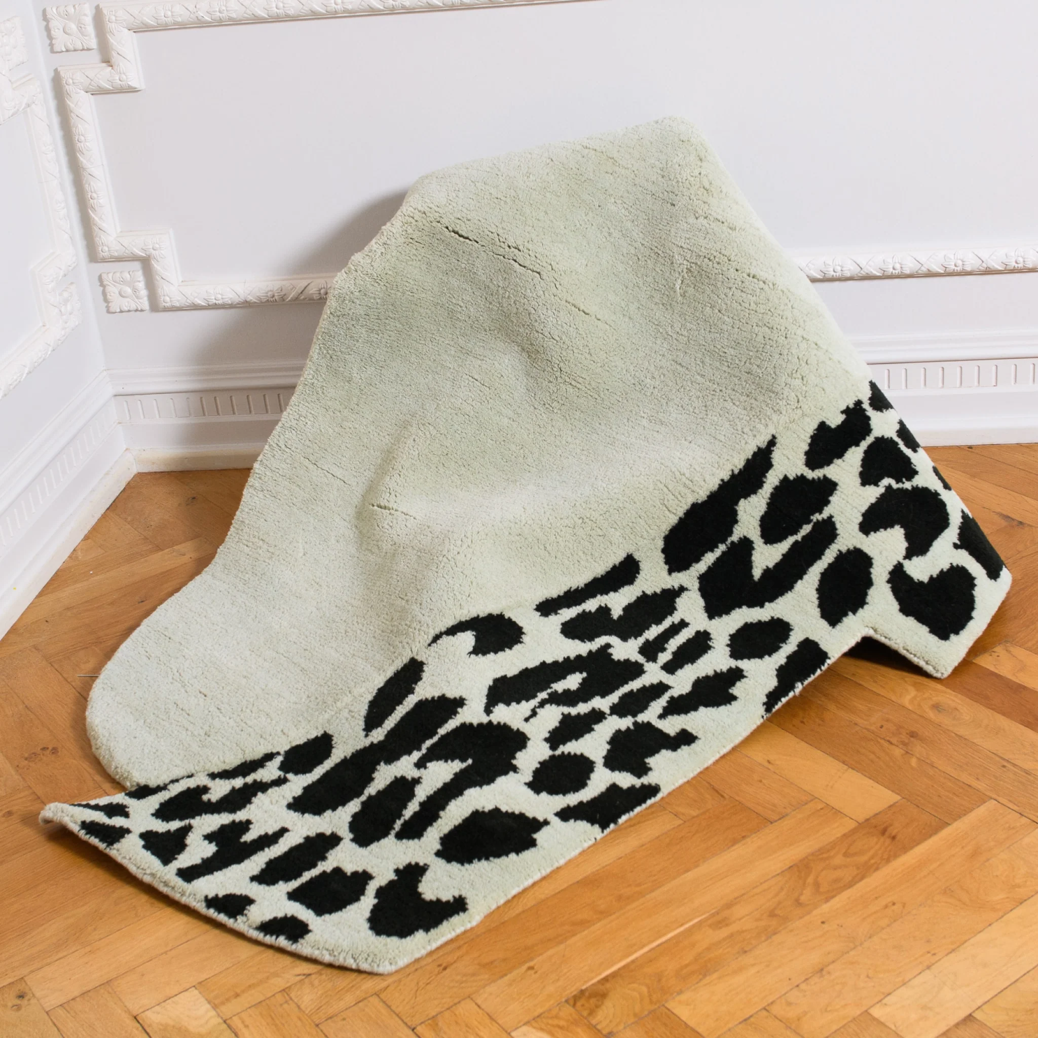 PRE-ORDER │ HAUS ÜGER Wild Mist Wool Rug, 225x125cm, Green - Image 6