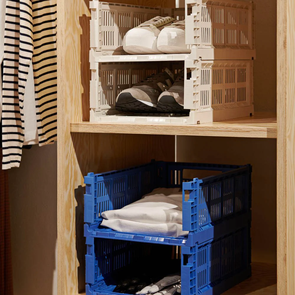 HAY Colour Storage Crate V2, Medium, Powder - Image 3