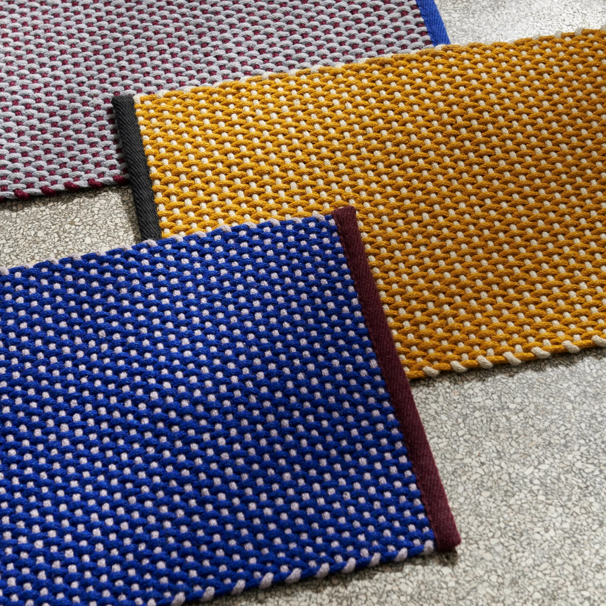 HAY Door Mat, 50x70cm, Blue - Image 3