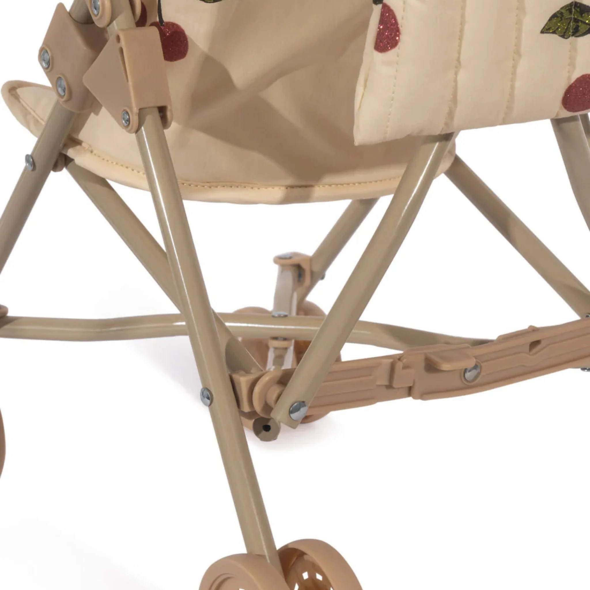 KONGES SLØJD Doll Stroller Toy, Ma Grande Cerise Pink Glitter - Image 4