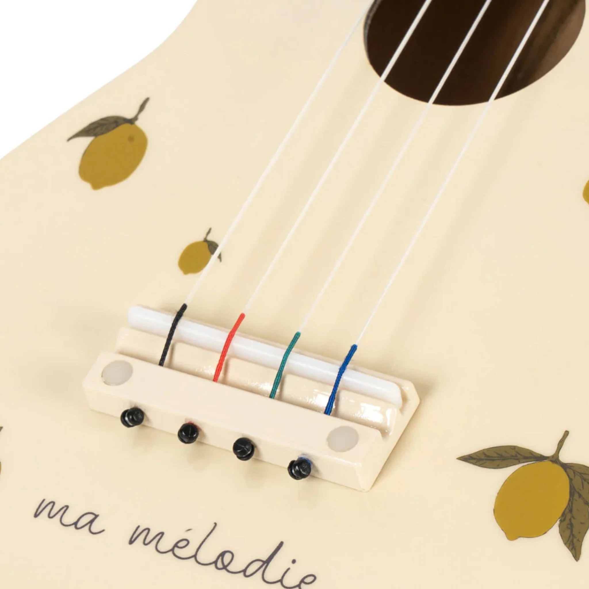 KONGES SLØJD Ukulele Glossy Toy, FSC wood, Lemon - Image 2