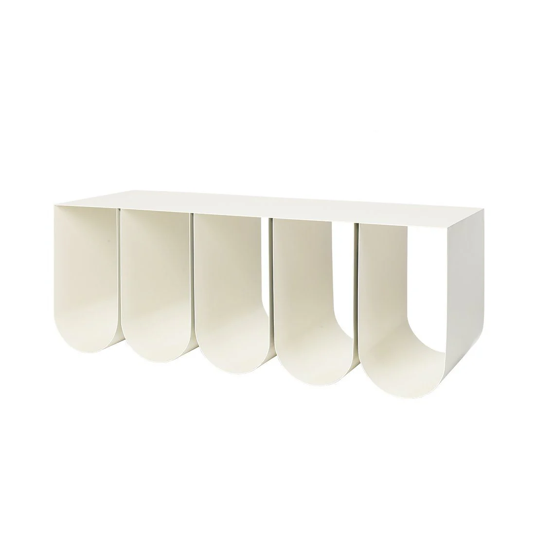 PRE-ORDER │ KRISTINA DAM STUDIO Curved Bench, Beige - Image 2