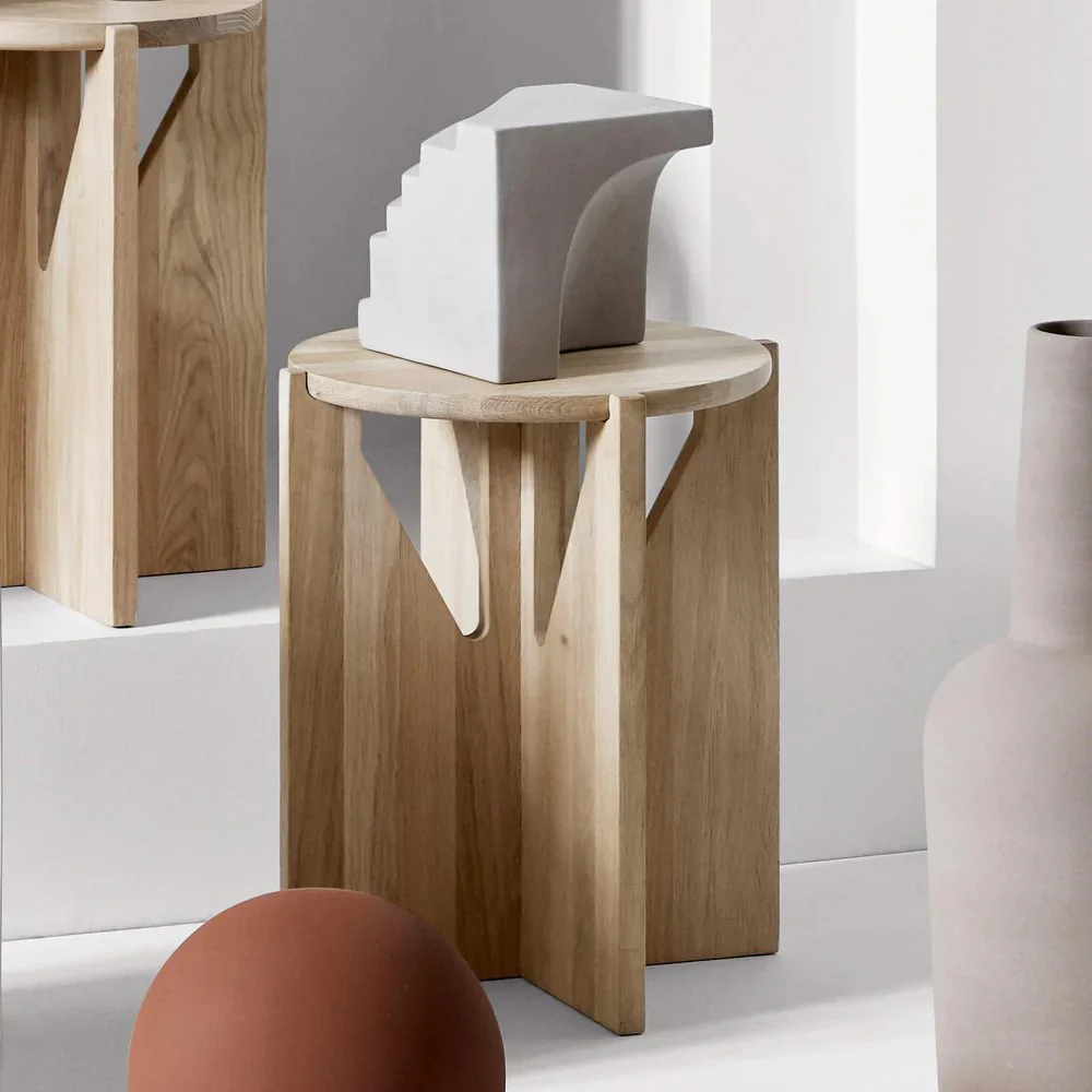 KRISTINA DAM STUDIO Simple Stool, Light - Image 3
