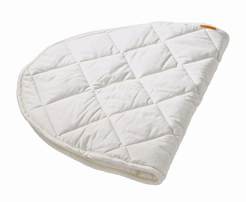 LEANDER Junior Organic Bed Mattress Topper/Protector, Snow White - Image 2