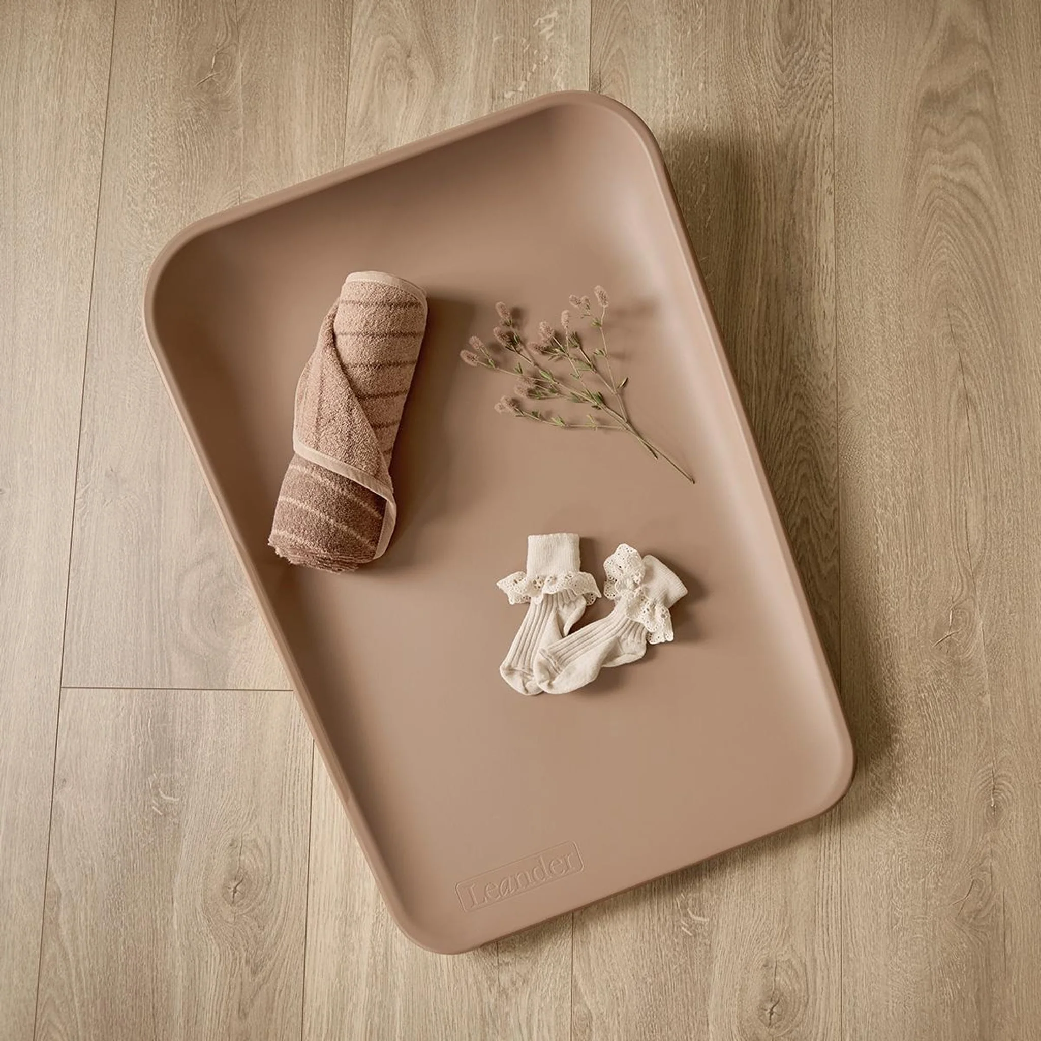 LEANDER Matty Organic Topper, Woodland, Clay - Image 6