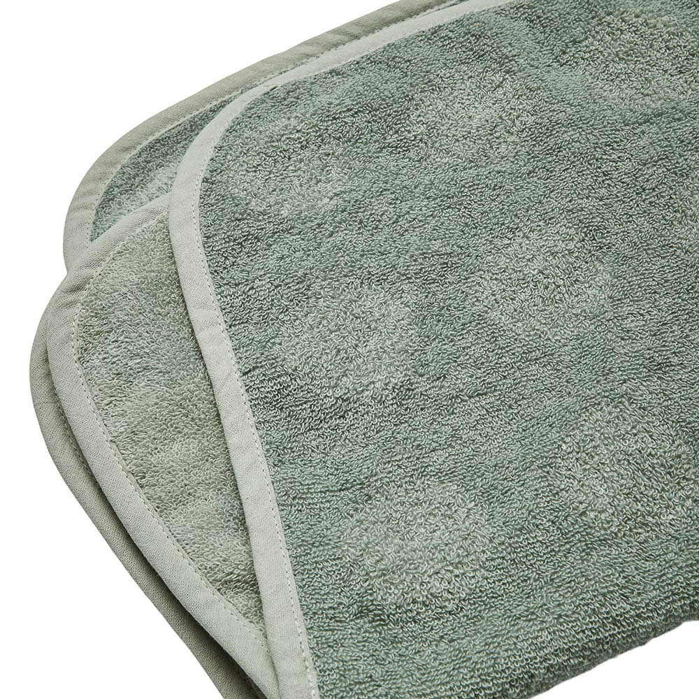 LEANDER Matty Organic Topper, Dots, Sage Green - Image 4