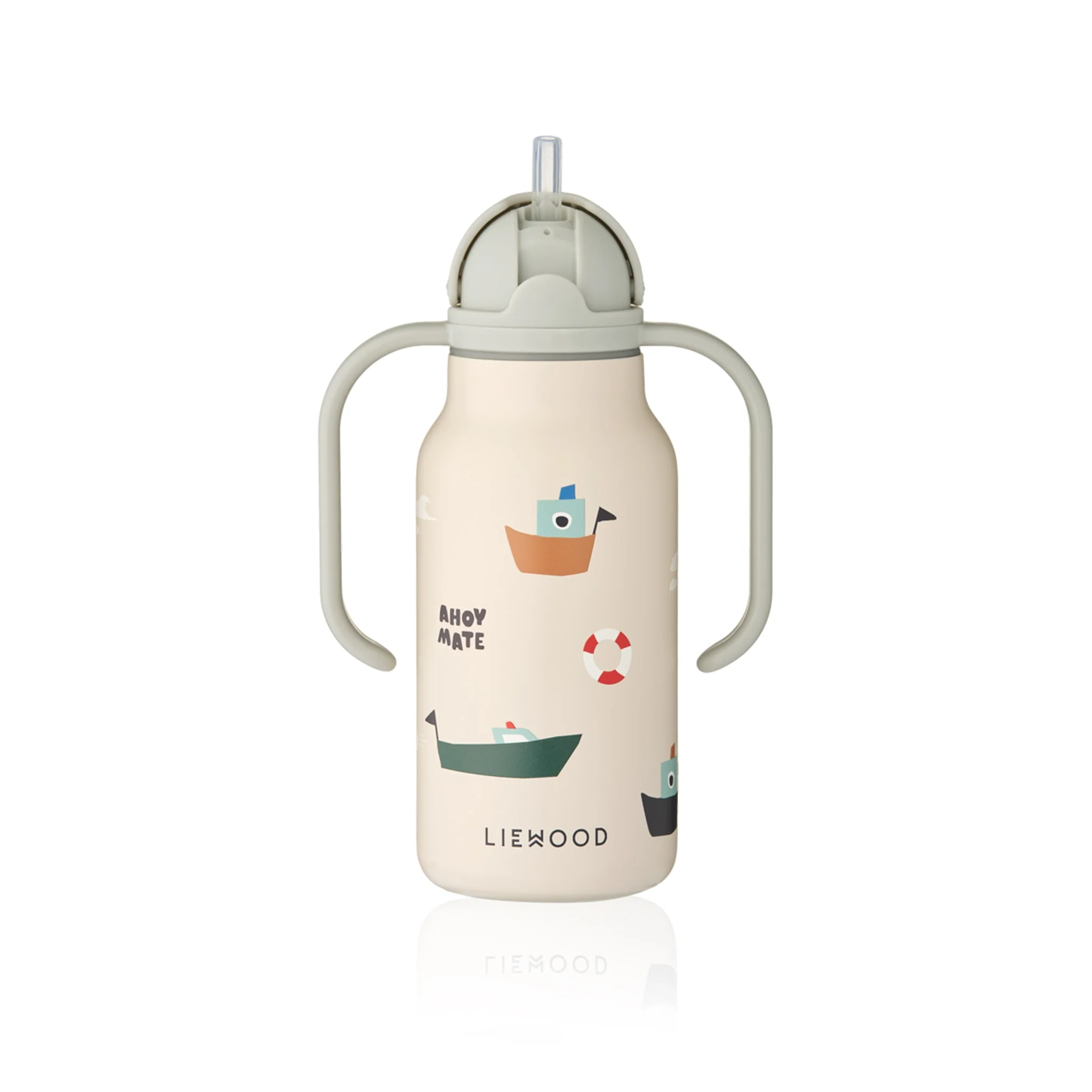 LIEWOOD Kimmie Kids Water Bottle 250 ml, Sailing/Sandy - Image 2