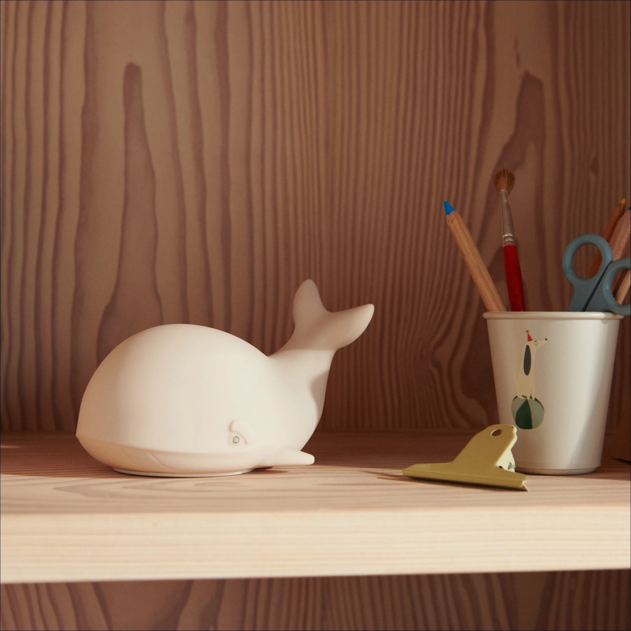 LIEWOOD Winston Whale Kids Night Light, Sandy - Image 2