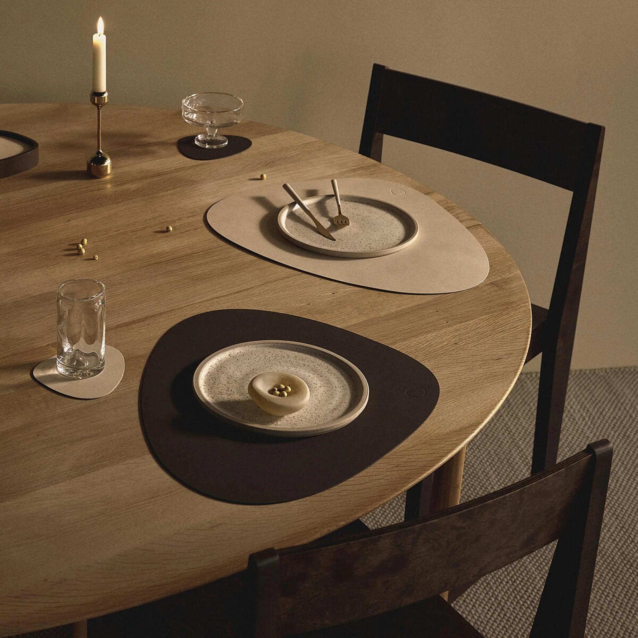 LIND DNA Curve Table Placemat L Corduroy, Hazel - Image 4