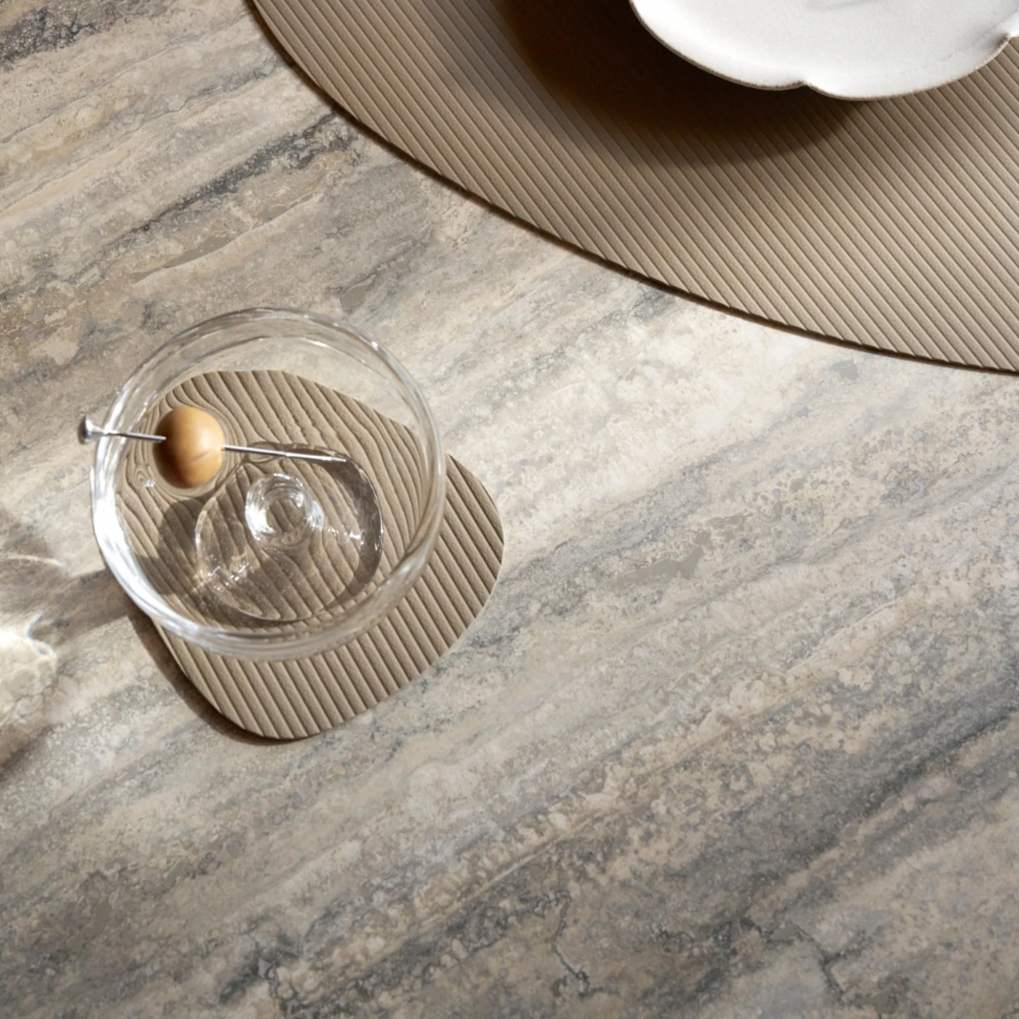 LIND DNA Nupo Curve Coaster Corduroy, Clay Brown - Image 2