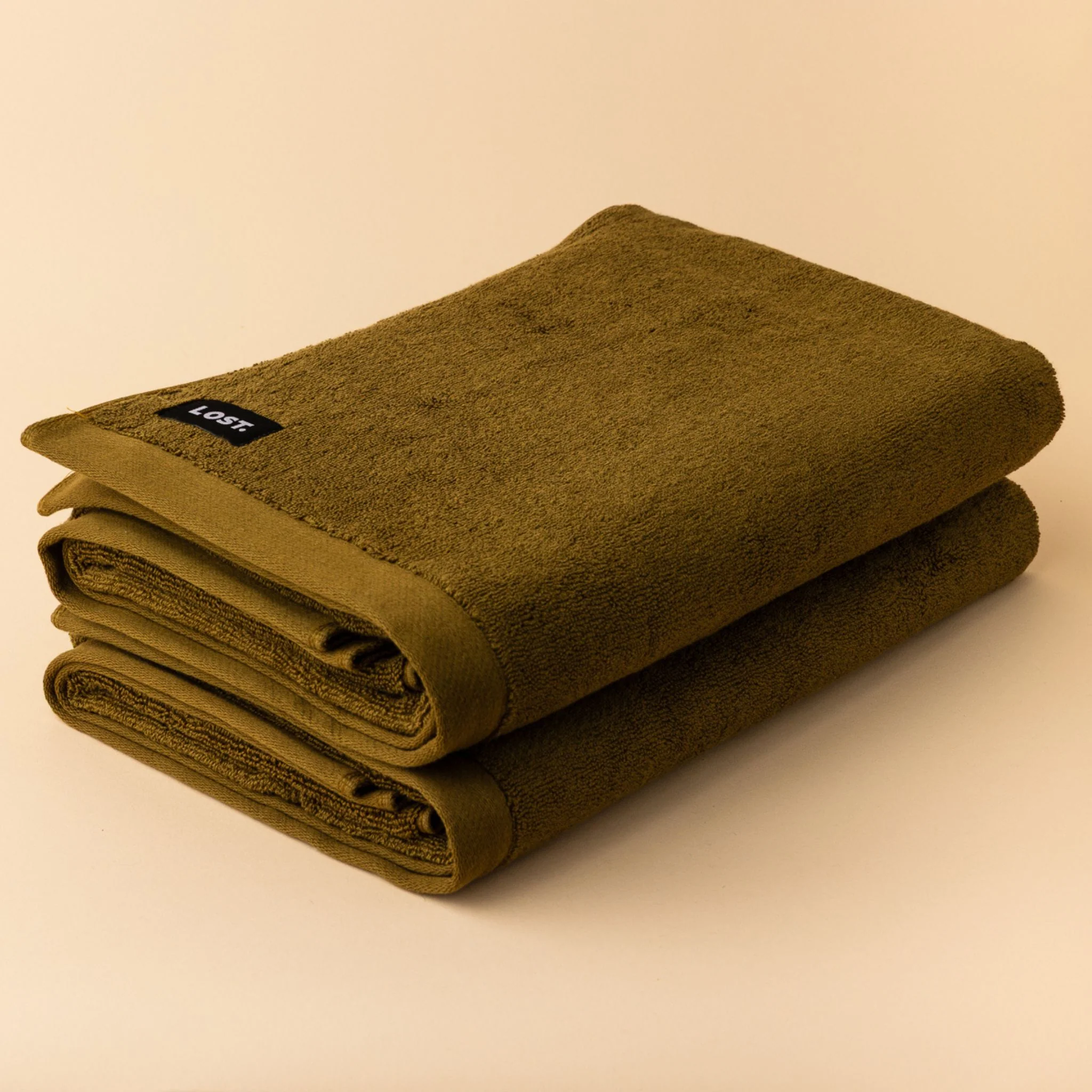 LOST TOWELS Bath Towel, 70x140cm, Khaki - Image 7