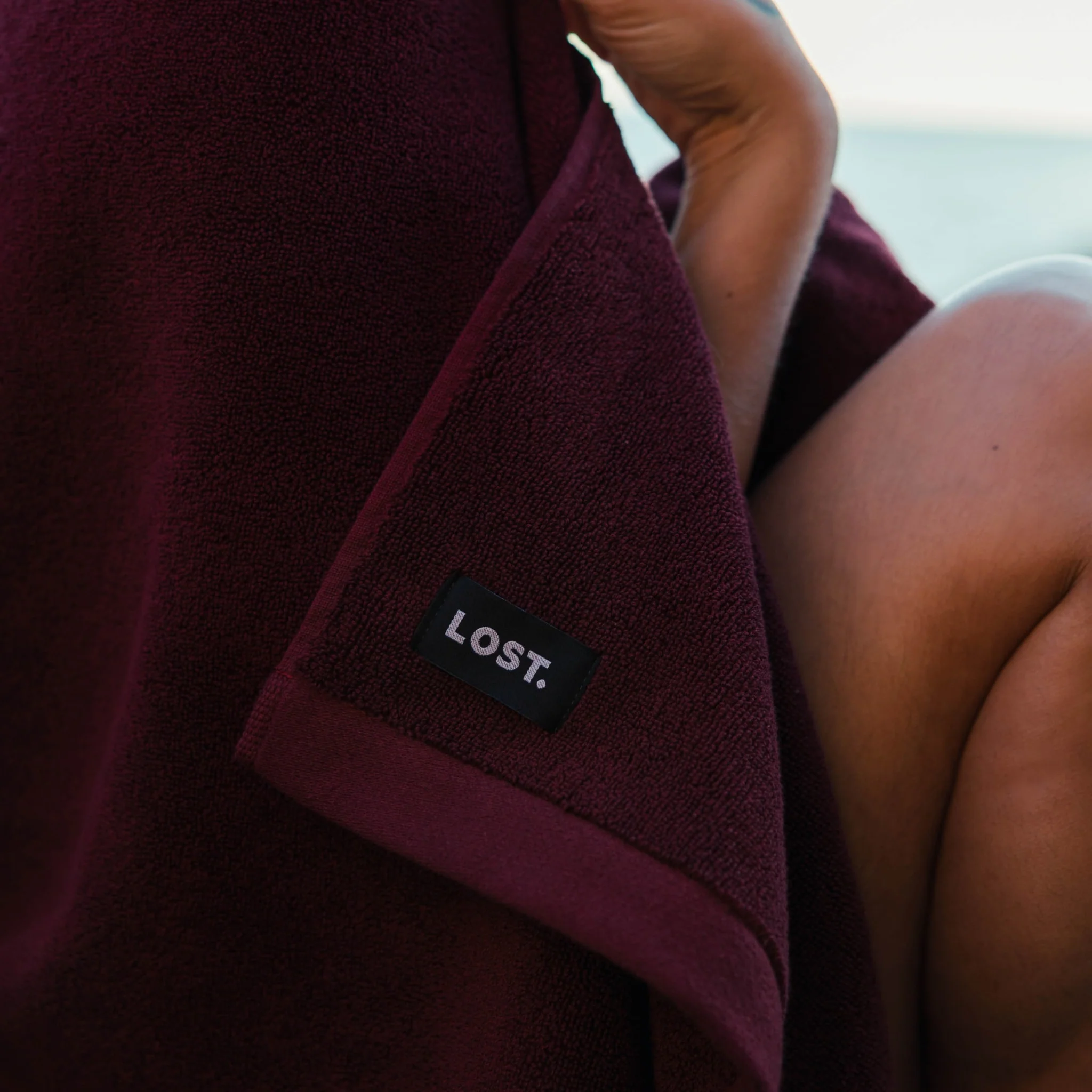 LOST TOWELS Bath Towel, 70x140cm, Mulberry - Image 6