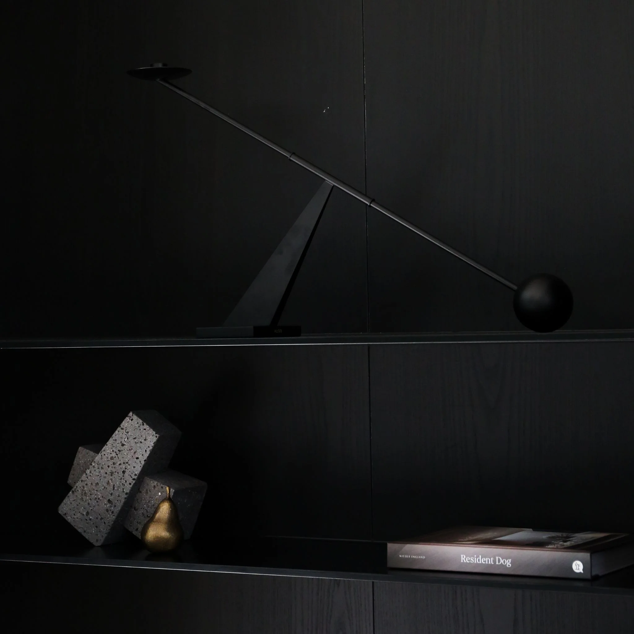 AUDO CPH Interconnect Candle Holder, W70cm, Black Steel - Image 3