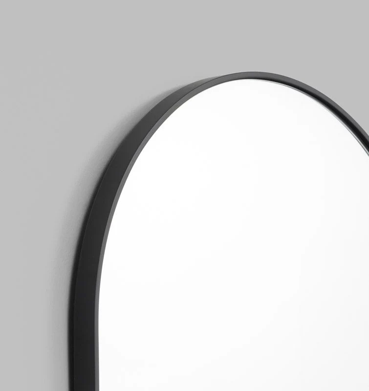 MIDDLE OF NOWHERE Bjorn Oval Mirror, Black, 50×75cm - Image 7
