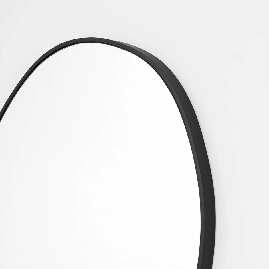 MIDDLE OF NOWHERE Organic Mirror, 70x80cm, Black - Image 4