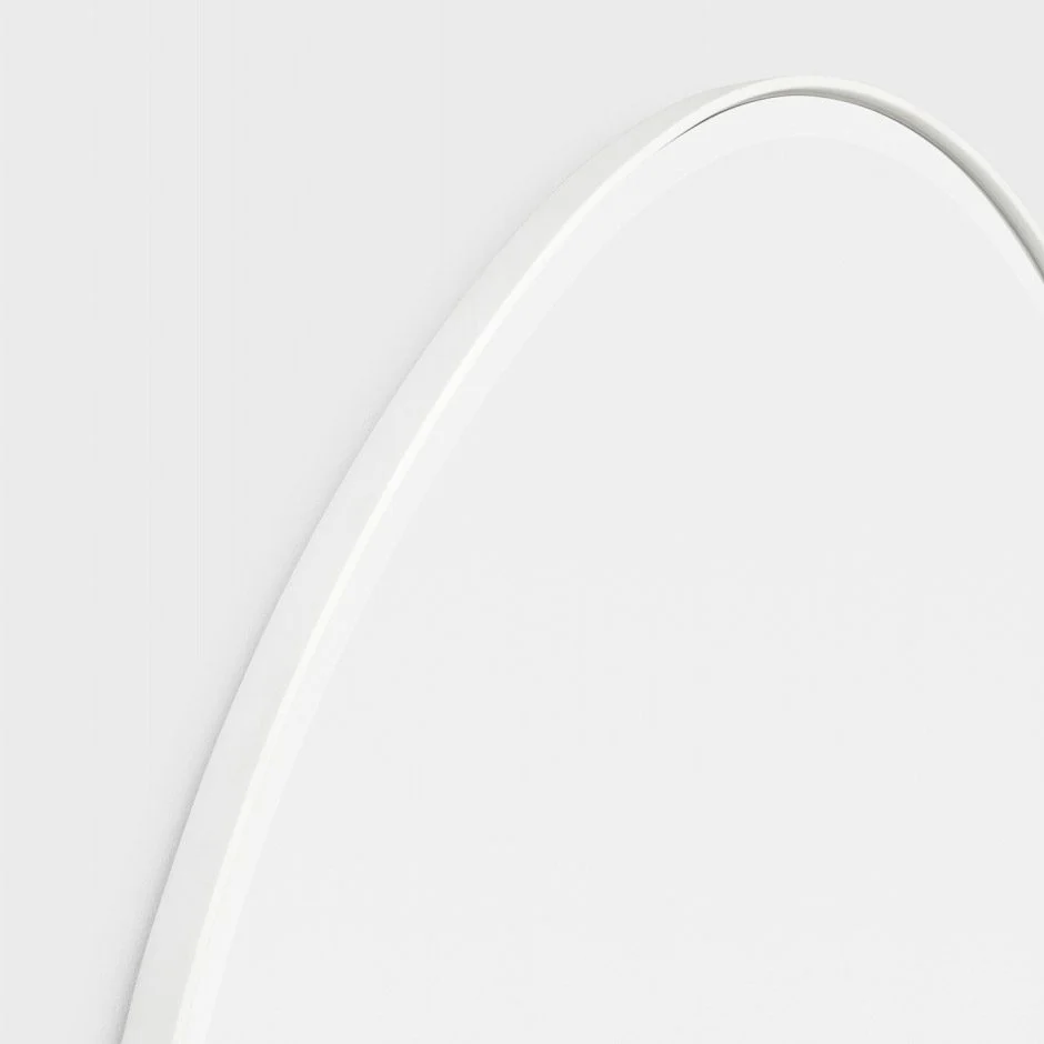 MIDDLE OF NOWHERE Pebble Mirror, Bright White, 70x90cm - Image 4