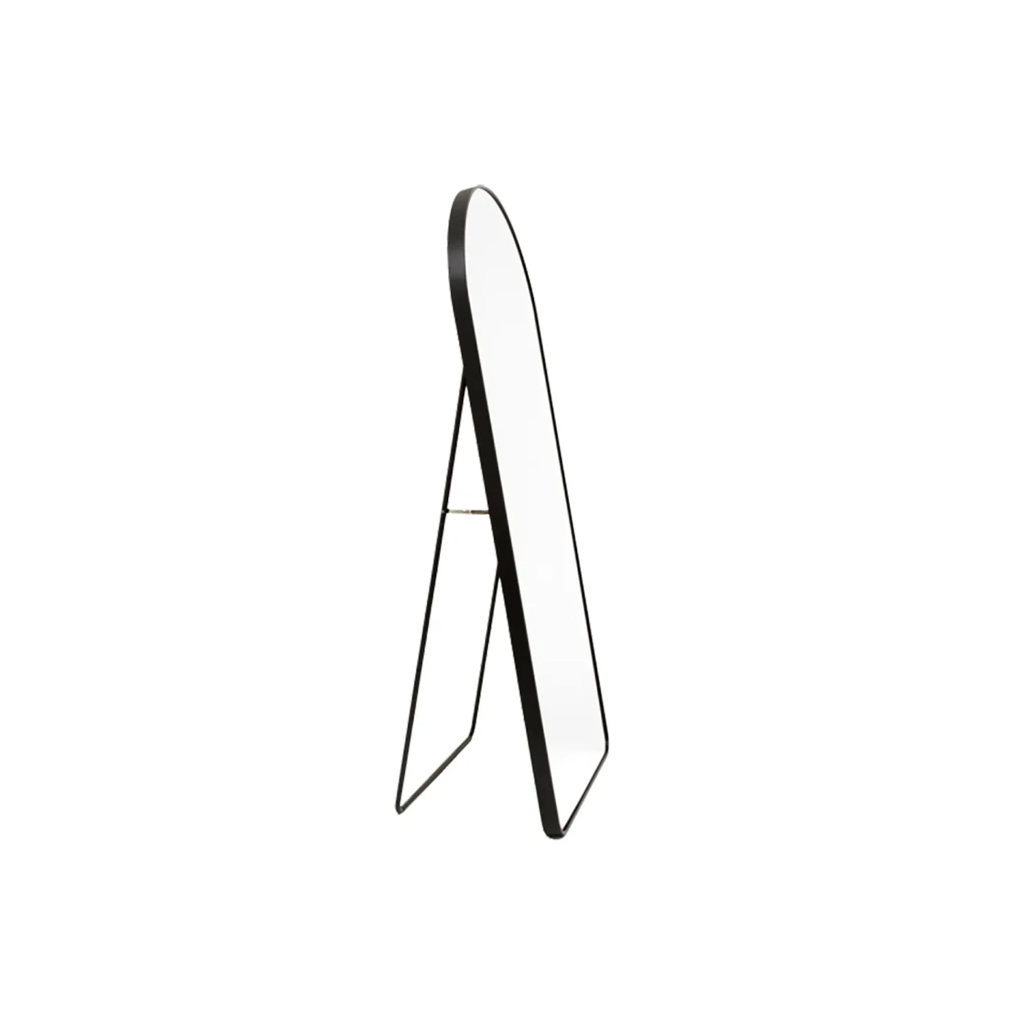 MIDDLE OF NOWHERE Simplicity Standing Arch Curve Mirror, Black, 65x152cm - Image 3