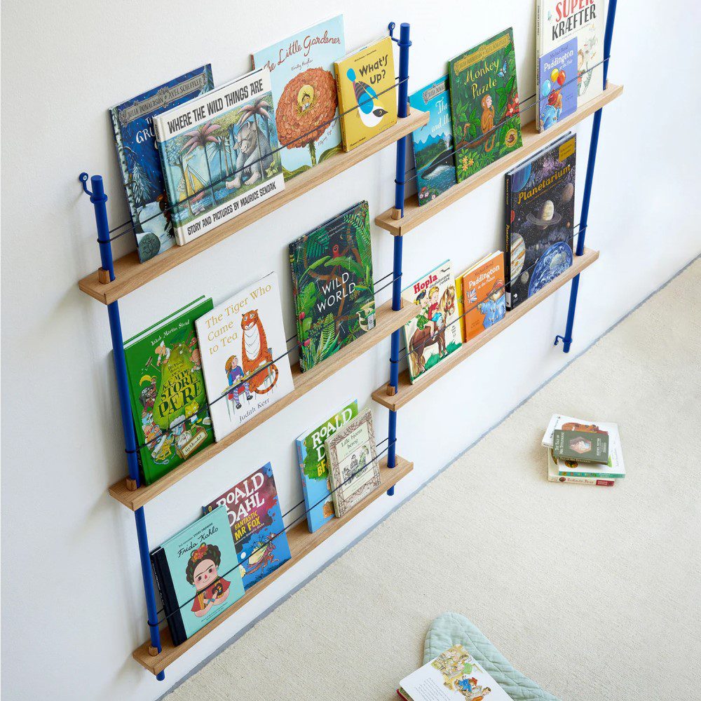 PRE-ORDER │ MOEBE Magazine Shelving, MS.115.2, Smoked Oak/Black - Image 5