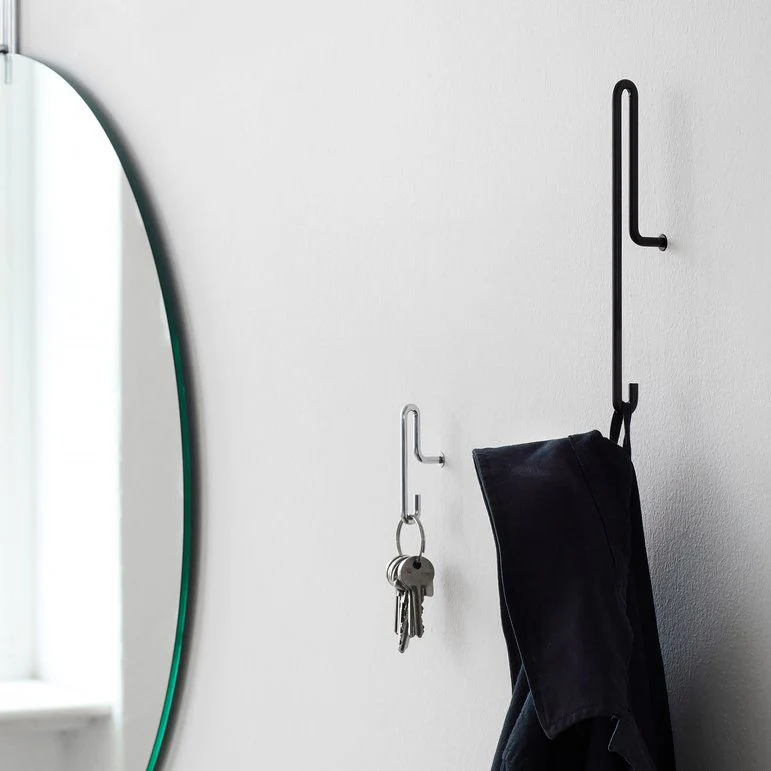 MOEBE Wall Hook, Small, Black (Set of 2) - Image 4