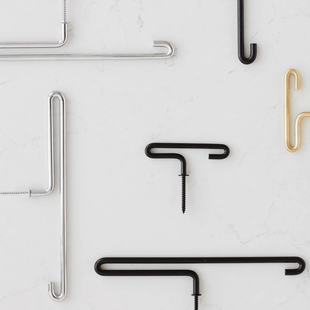 MOEBE Wall Hook Matt Gold, Large - Image 3
