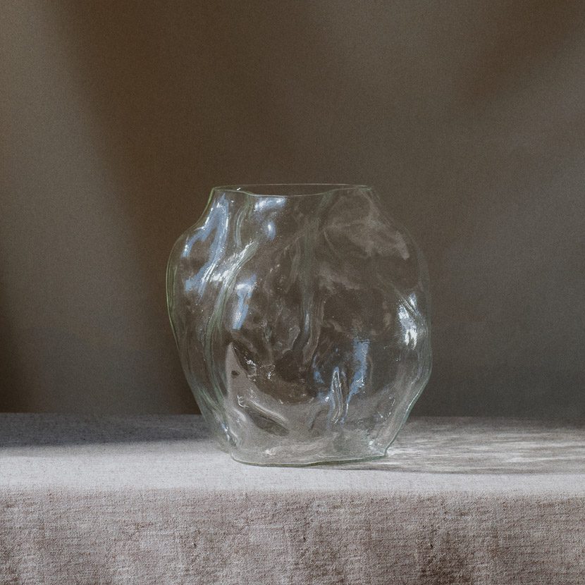 NEW WORKS Blaehr Vase Large, Clear Glass - Image 10