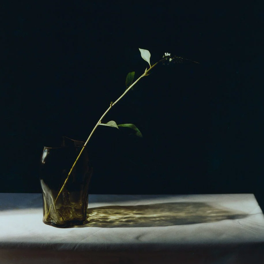 NEW WORKS Blaehr Vase Small, Smoked Green Glass - Image 5