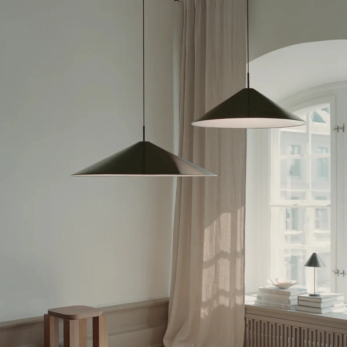 PRE-ORDER │ NEW WORKS Brolly Pendant, Ø70cm, Anodised Aluminium - Image 6