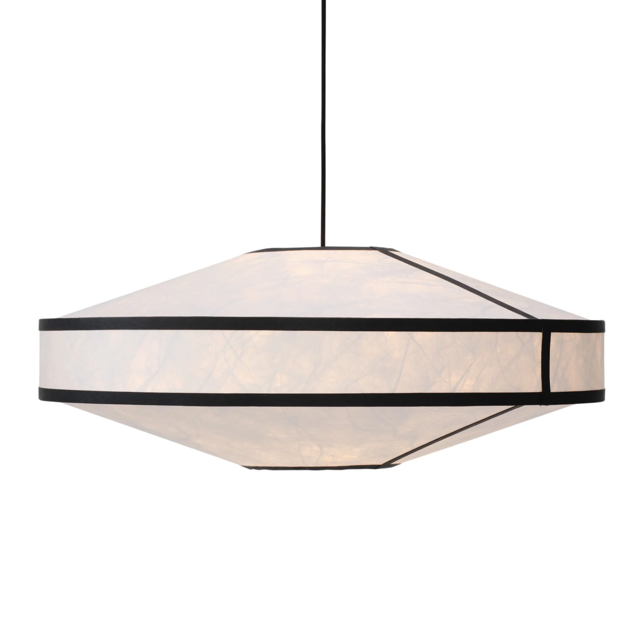 NEW WORKS Kite Pendant, Ø75cm, White/Black - Image 3