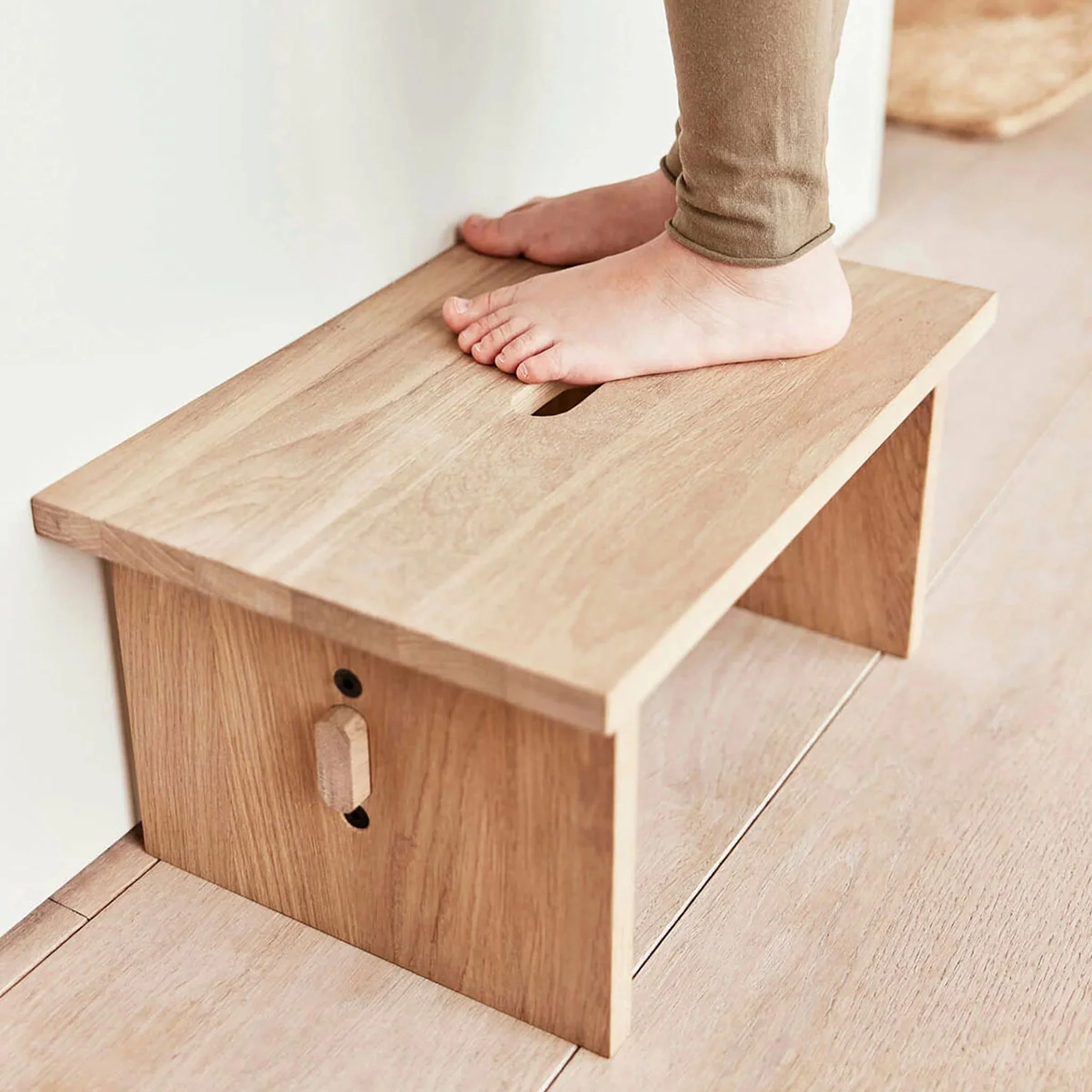 PRE-ORDER │ OYOY Arca Stool, Oak - Image 2