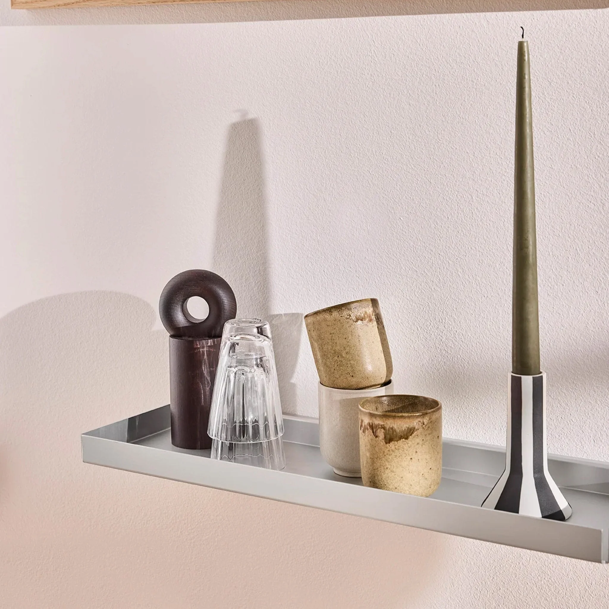 OYOY Bakku Shelf, Small, Aluminium - Image 2