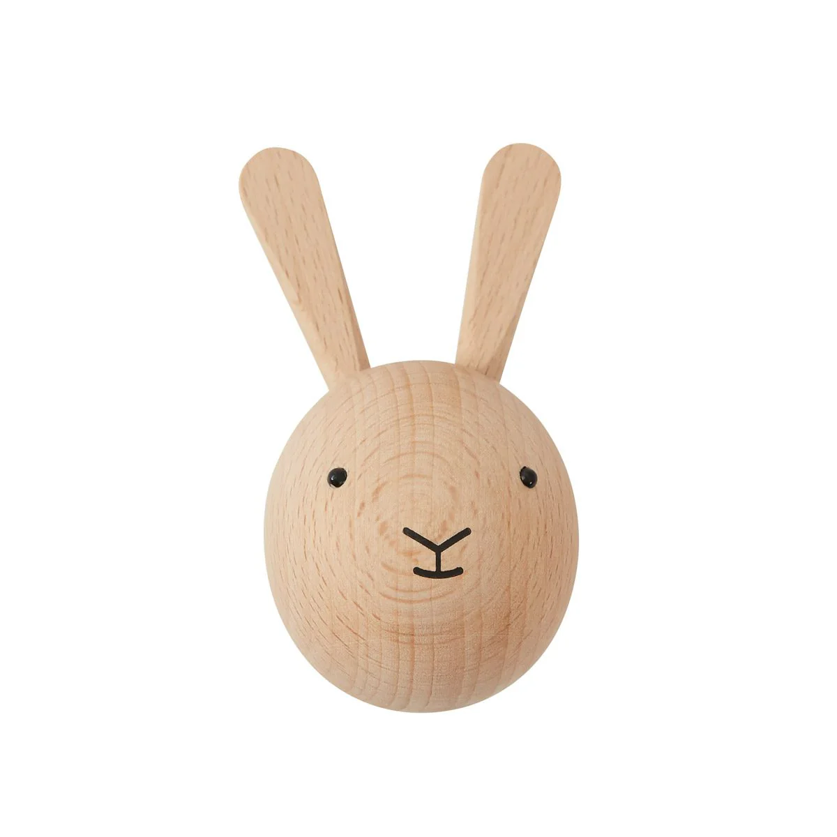 OYOY Mini Wall Hook, Rabbit Wood - Image 6