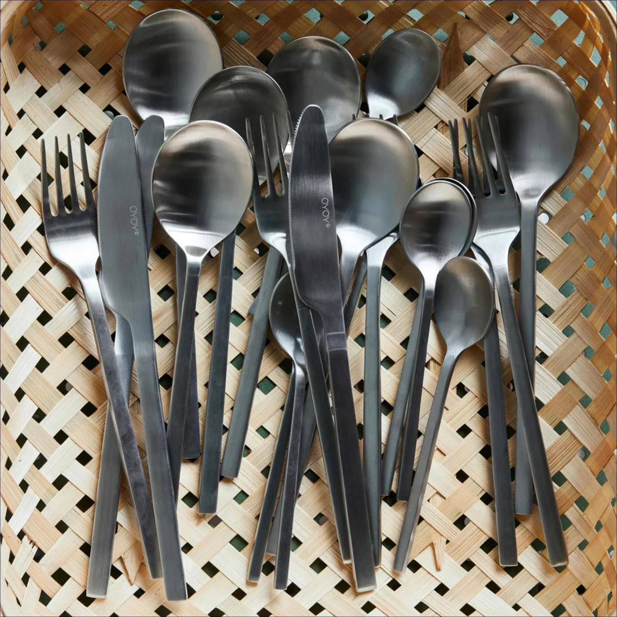 OYOY Yuka Fork, Steel (Set of 4) - Image 4