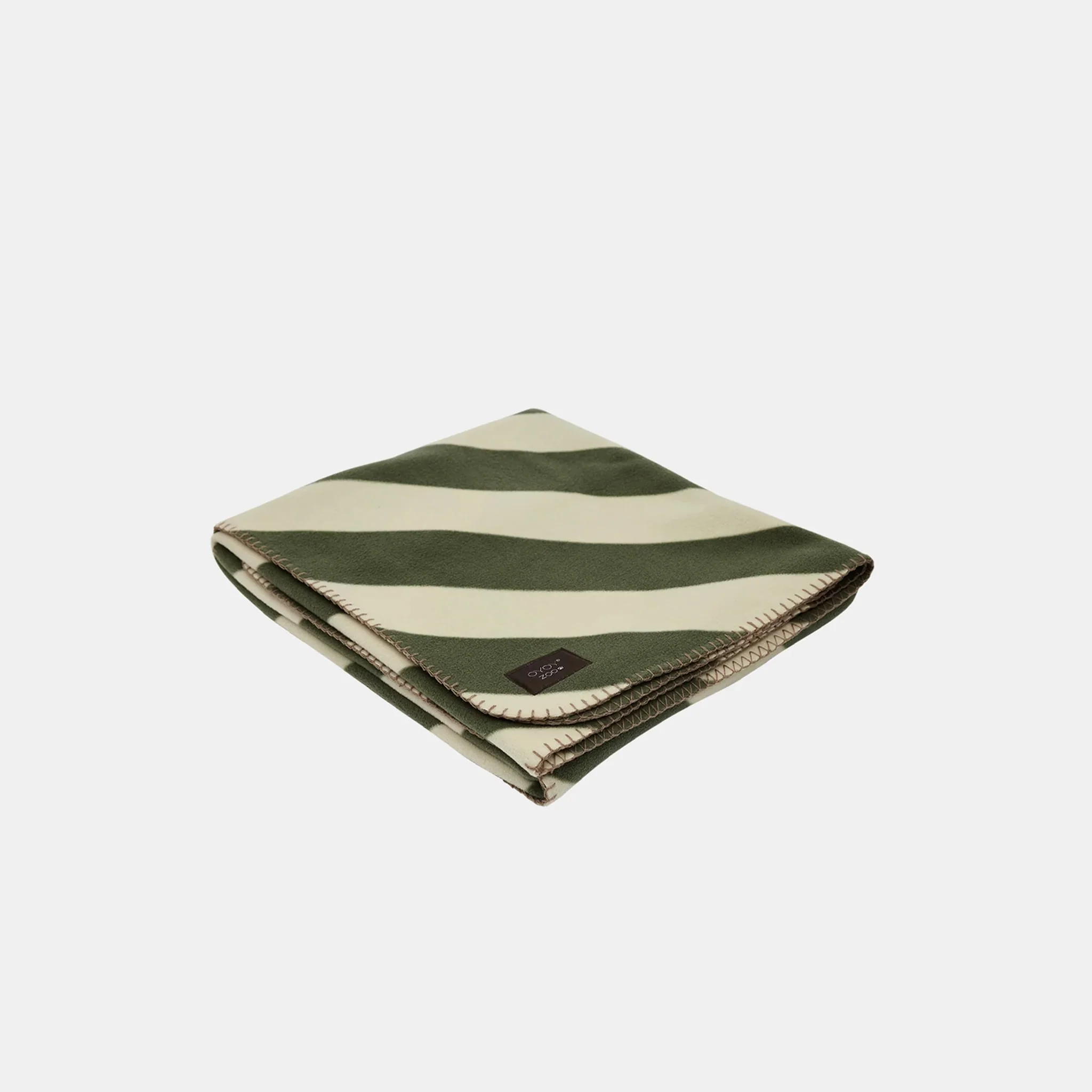 OYOY ZOO Kaya Dog Blanket, Off-White/Olive - 2 Sizes - Image 4