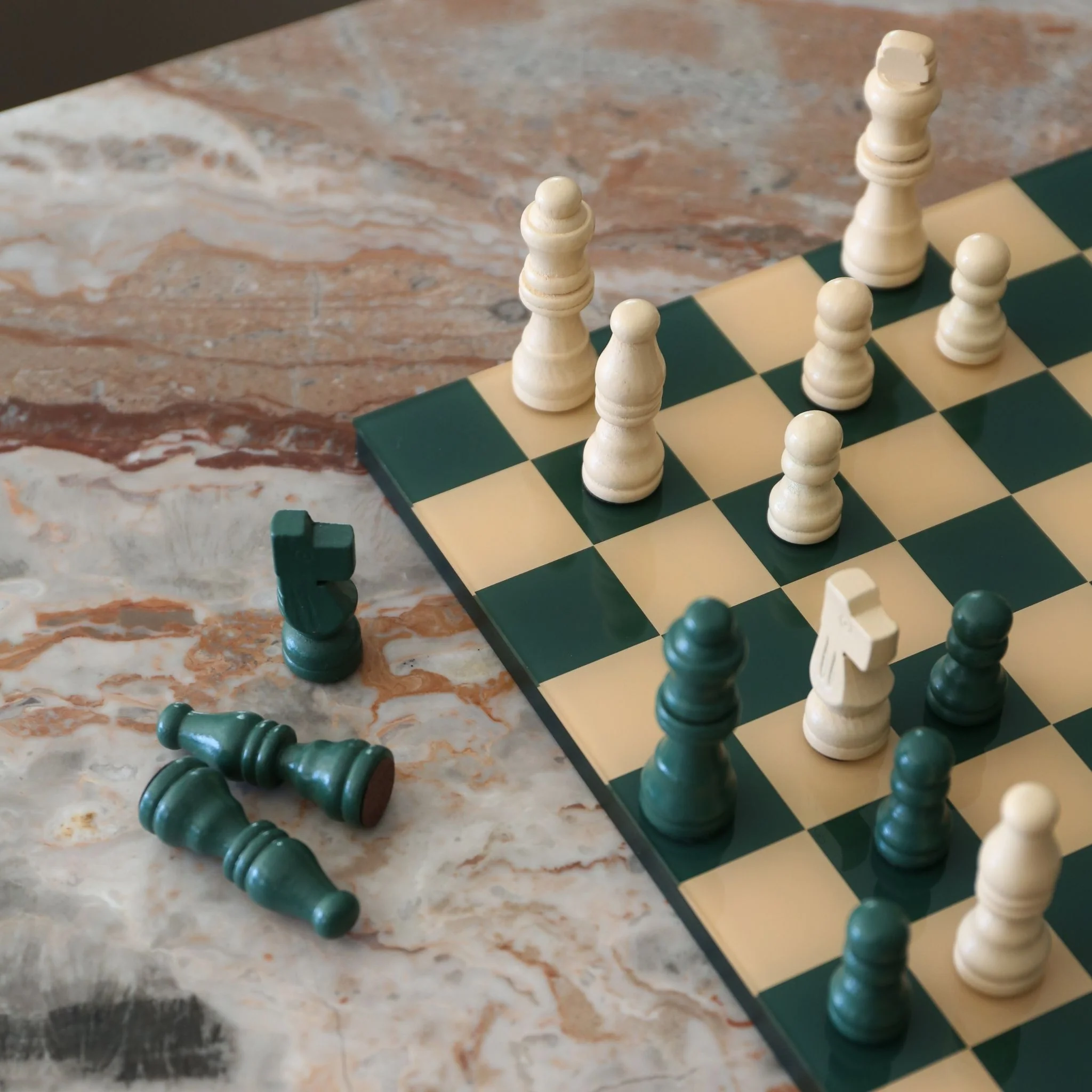 PRINTWORKS Classic Board Games Chess, Green - Image 10
