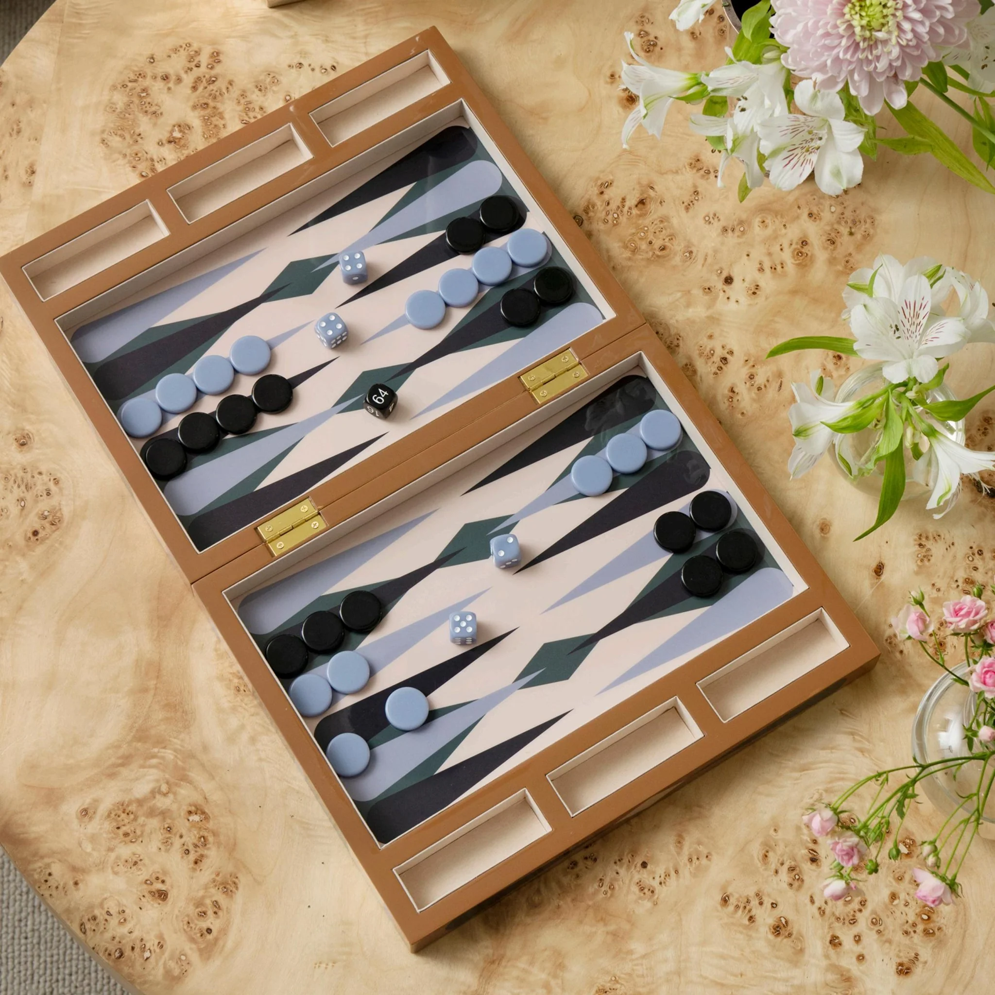 PRINTWORKS Classic Games Backgammon, Lacquered - Image 6