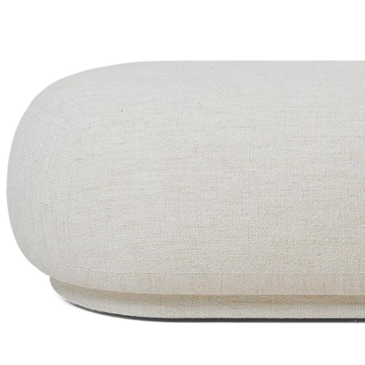 FERM LIVING Rico Ottoman, Boucle, Off-White - Image 2