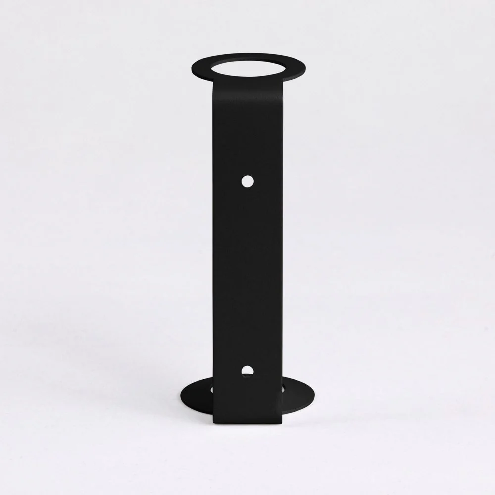DESIGNSTUFF Single Soap Dispenser Holder, Black - Image 8