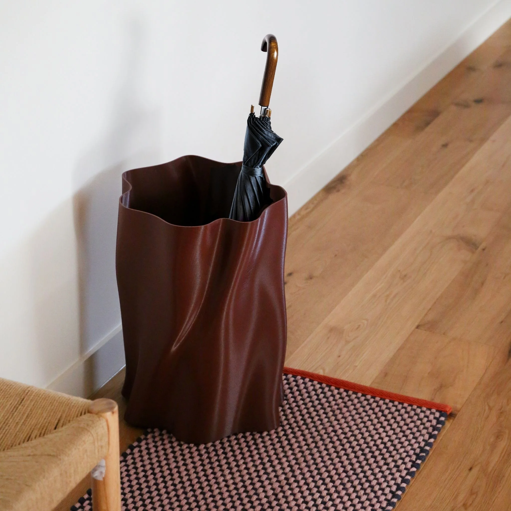 SPECIAL STUDIO Lulu Stool, Medium, H45cm, Burgundy Matte - Image 4
