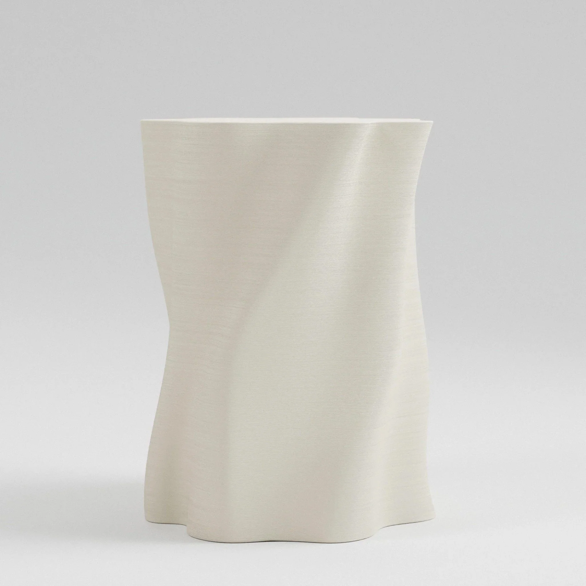 SPECIAL STUDIO Lulu Stool, Medium H45cm, Eggshell Matte - Image 2